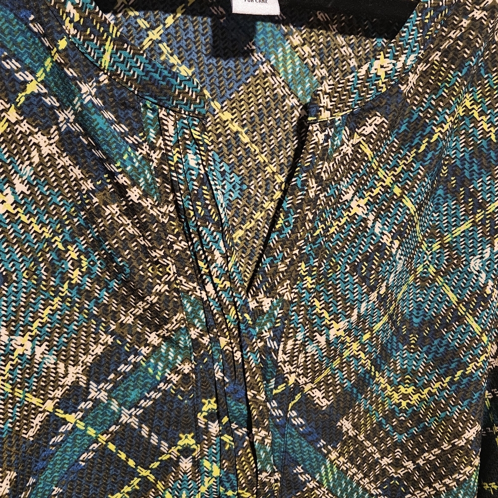 Catherines Popover V-neck Tunic Size 5X - Picture 3 of 13